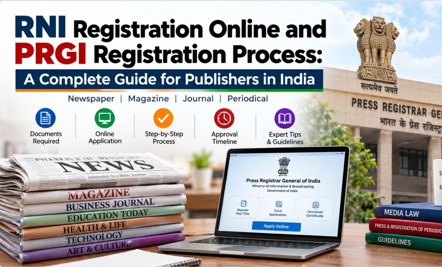 RNI Registration Online and PRGI Registration Process: A Complete Guide for Publishers in India